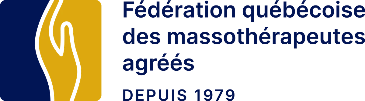 Logo de la Fédération québécoise des massothérapeutes agréés, depuis 1979